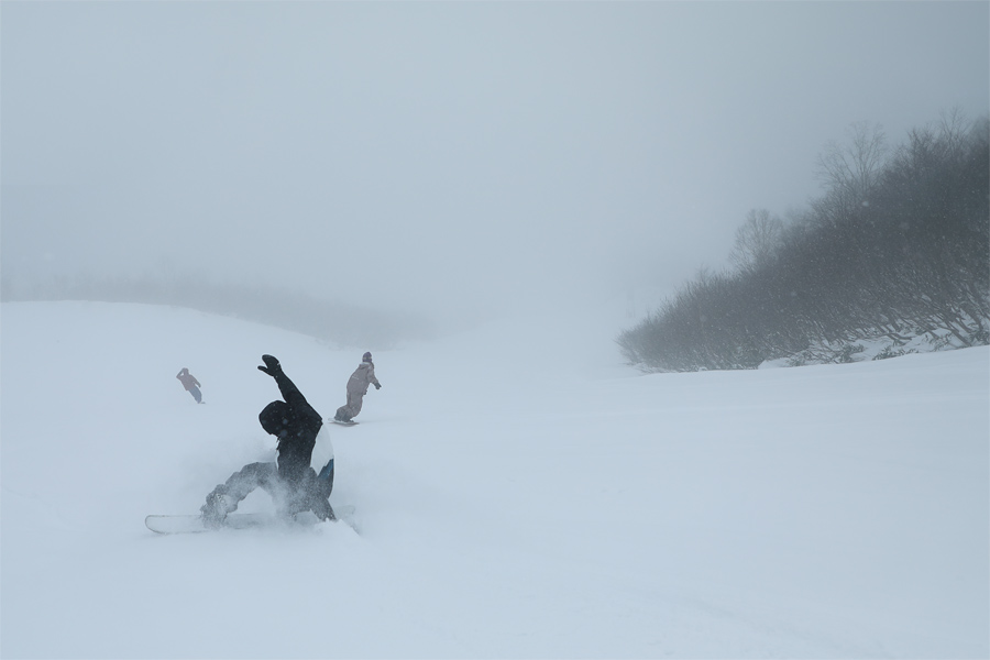 80cm / 雪