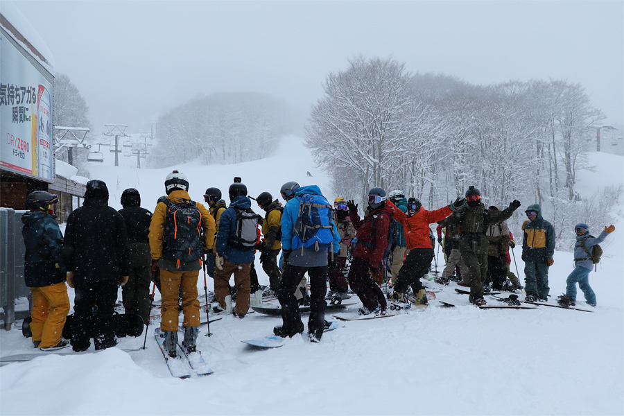 105cm / 雪