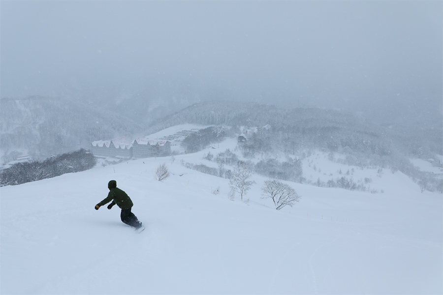 370cm / 雪